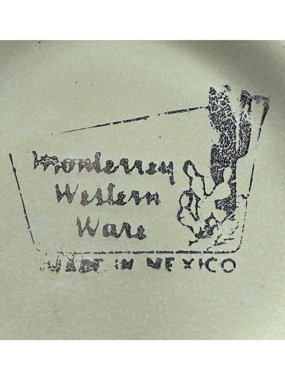 Vintage Monterrey Western Ware Creamer Cowboy Enamelware Mexico 1950s - Picture 7 of 10